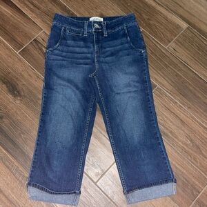 Signature Levi Strauss Denim Capri Jeans size 8 Misses